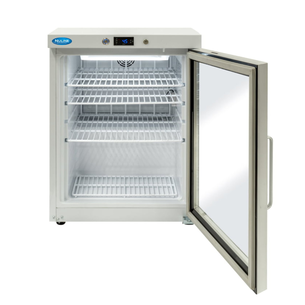 Nuline HR200G Pharmacy Refrigerator Glass Door