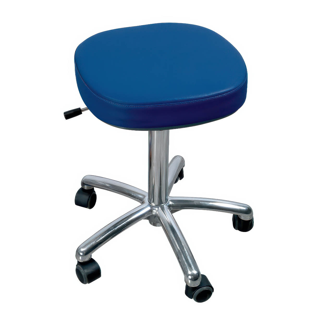 Promotal Medium Height Gas Column Stool with Feet and Hand Control