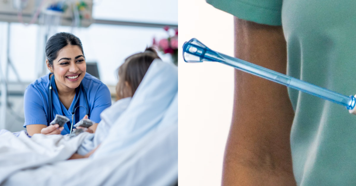 Scrape-n-Suction® oral hygine for clinical settings